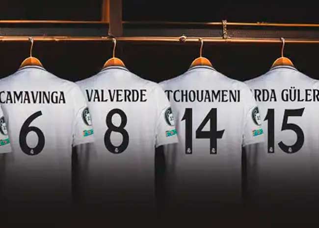 Números oficiales Real Madrid